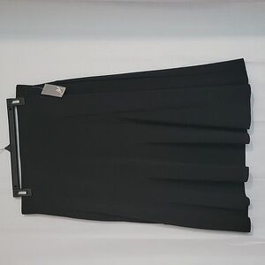 Women's Black JM Collection Petite Skirt PL NWT